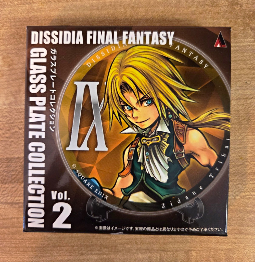 Dissidia Final Fantasy Vol. 2 Glass Plate Collection Zidane Tidal (OPEN BOX)
